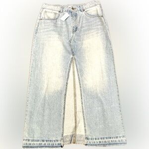 NWT High Front Slit Maxi Skirt